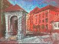 A III. Béla , pastel, 20x35 cm, 100 USD.