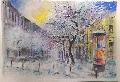 Budapest télen,25x35 cm, pasztell, 25000 Ft