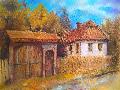 Secler gate, pastel, 40x50 cm, 160 USD.